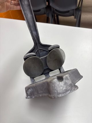 Molde para hamburguesas de metal