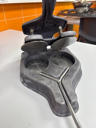 Molde para hamburguesas de metal