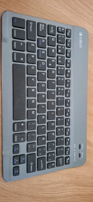 Teclado Bluetooth Sublim Gris Negro