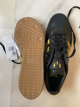 Adidas Samba Messi Negro/Dorado