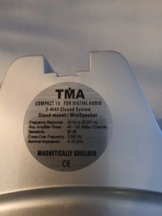 3 Altavoces TMA Compact CD-100 Digital Audio