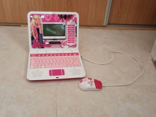 Ordenador Infantil Barbie Rosa