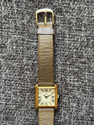 Edna Art Déco Reloj Cuerda Manual Vintage