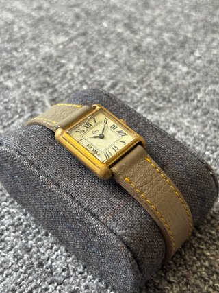 Edna Art Déco Reloj Cuerda Manual Vintage