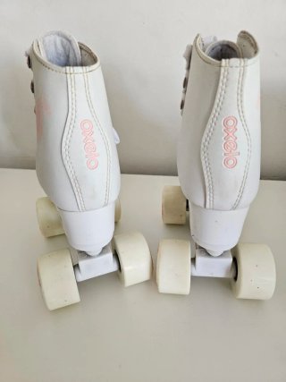 Patines Oxelo Quad 100 Blanco Talla 32