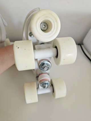 Patines Oxelo Quad 100 Blanco Talla 32
