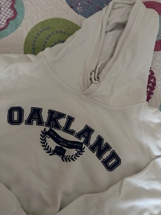 Sudadera Oakland blanca