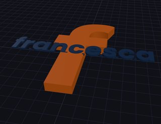 Lettera Iniziale A Personalizzata 3D
