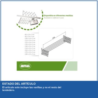 - Amig tendedero extensible aluminio [KHKM]