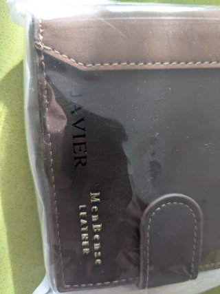 Cartera Javier Piel Marrón y Negra
