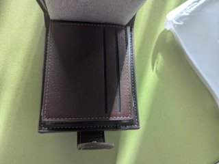 Cartera Javier Piel Marrón y Negra