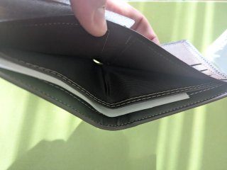 Cartera Javier Piel Marrón y Negra