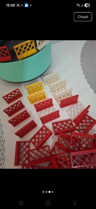 Blocchi Costruzioni Rosso e Colorati