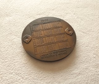 Medaglia commemorativa Cassa di Risparmio 1981