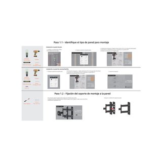 Amazon Basics soporte pared TV giratorio
