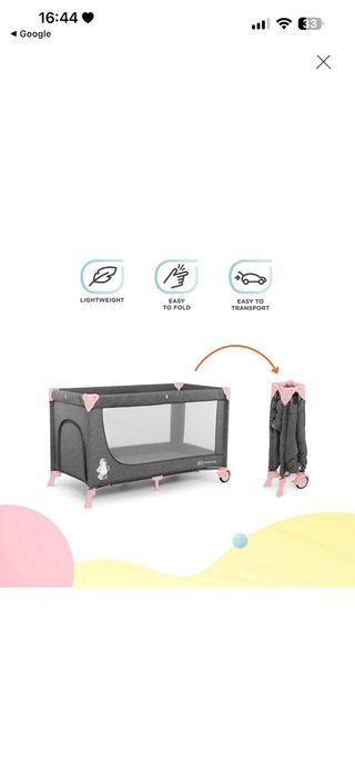 Cuna de viaje KinderKraft