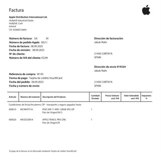 iPad Air M3 128GB Gris Espacial + Apple Pencil Pro