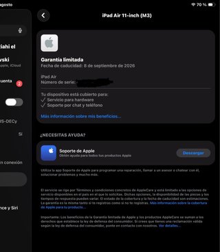 iPad Air M3 128GB Gris Espacial + Apple Pencil Pro