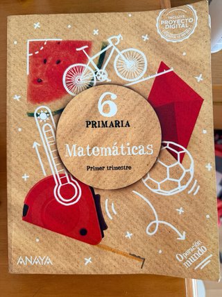 Matemáticas sexto de primaria