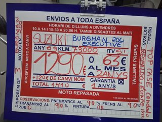 SUZUKI BURGMAN 200 Blanca