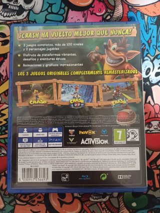 Crash Bandicoot N. Sane Trilogy PS4 - Castellano