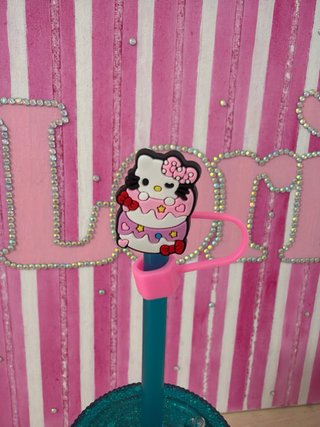 Decoración para pajitas Hello Kitty