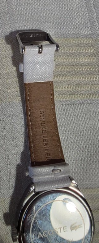 Reloj Lacoste Mujer Blanco y Dorado
