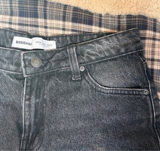 Pantalones negros vaqueros Bershka