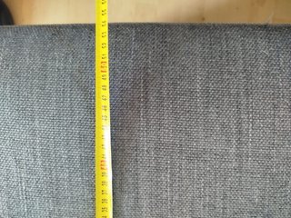 Puf gris Ikea