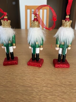 3 Soldados de Madera Navideños