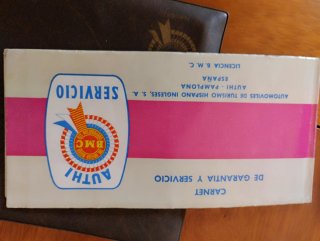 Carnet de garantía y servicio