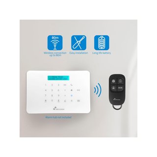 NIVIAN NVS-A6WG mando remoto alarma funciones