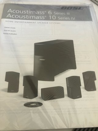Amplificador Denon AVR-1312 y altavoces Bose