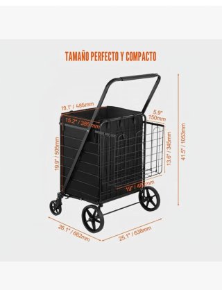 Carro de la compra plegable