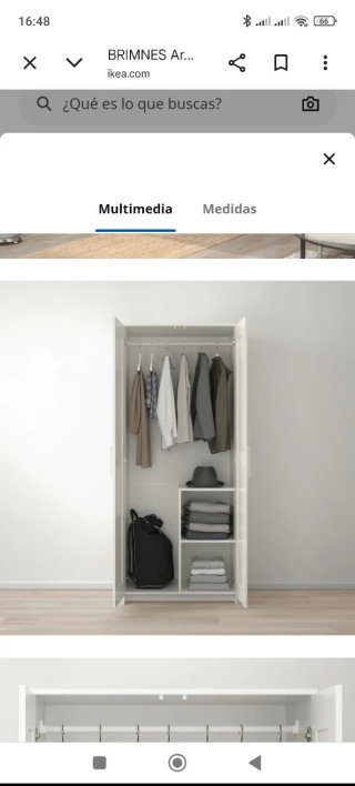 Armario BRIMNES Ikea Blanco