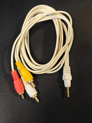 Cable AV Minijack 3.5mm a 3 RCA