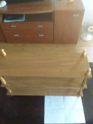 Estantería de madera 3 baldas