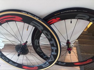 Ruedas de carbono a ROTHAR 60/50mm Tubular