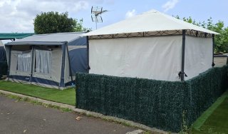 Venta de caravana knaus,500wino,instalada en campi