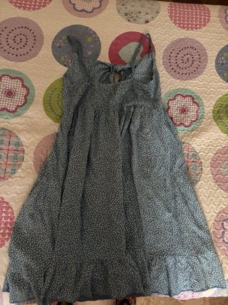 Vestido azul floral