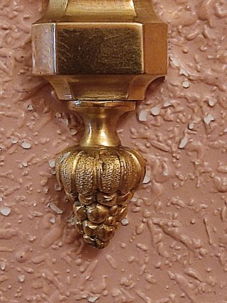 pareja de apliques portavelas de pared