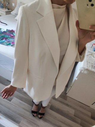 Preciosa Blazer Blanca 46