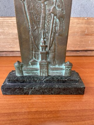 Scultura bronzo Costantino Affer Comune di Milano