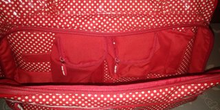 Bolso Tuc Tuc de lunares rojos para bebé