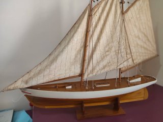 Maqueta velero Wanderbird 1883