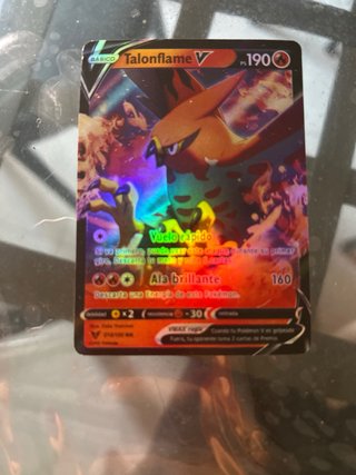 Lote Cartas Pokémon Fuego: Charizard, Talonflame,