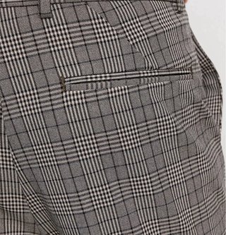 Pantaloni a quadri H&M grigi
