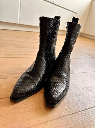 Botines Bimba y Lola Piel Negro Talla 38