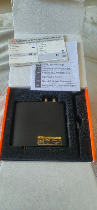 Receptor Bluetooth 5.3 HiFi 1Mii Negro