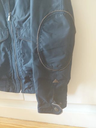 Chaqueta Impermeable Massimo Dutti Azul Marino